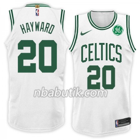 NBA Mænd Trøje Boston Celtics Gordon Hayward 20 Nike 2017-18 Hvid Swingman